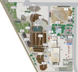 Map of Napa Recycling and Composting Center